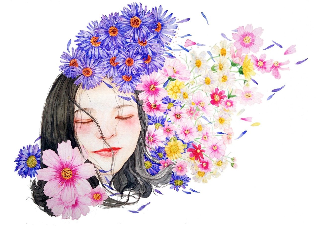 Peinture abstraite de Katty Girard